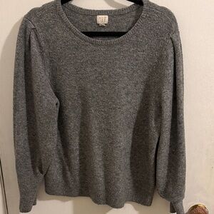 a new day Heather Gray Crewneck Pullover Sweater